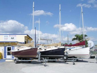 Three Sun Cats - Photo of Com-Pac Sun Cat sail boat