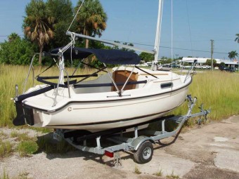 Com-Pac Legacy with Bimini Top - Photo of Com-Pac Legacy sail boat